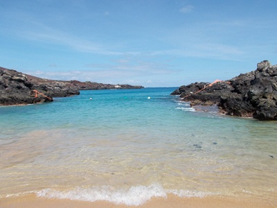 An island of contrasting sides